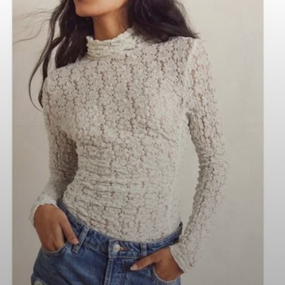 Free People Day and Night Lace Bodysuit